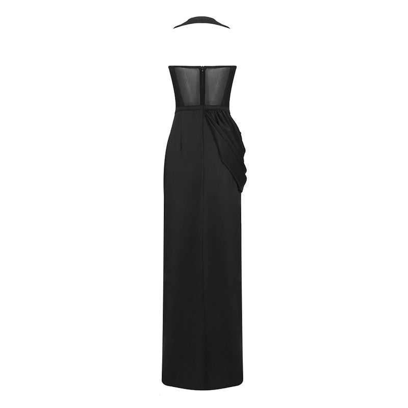 Corset Black Maxi Dress -  - DINIBLO 