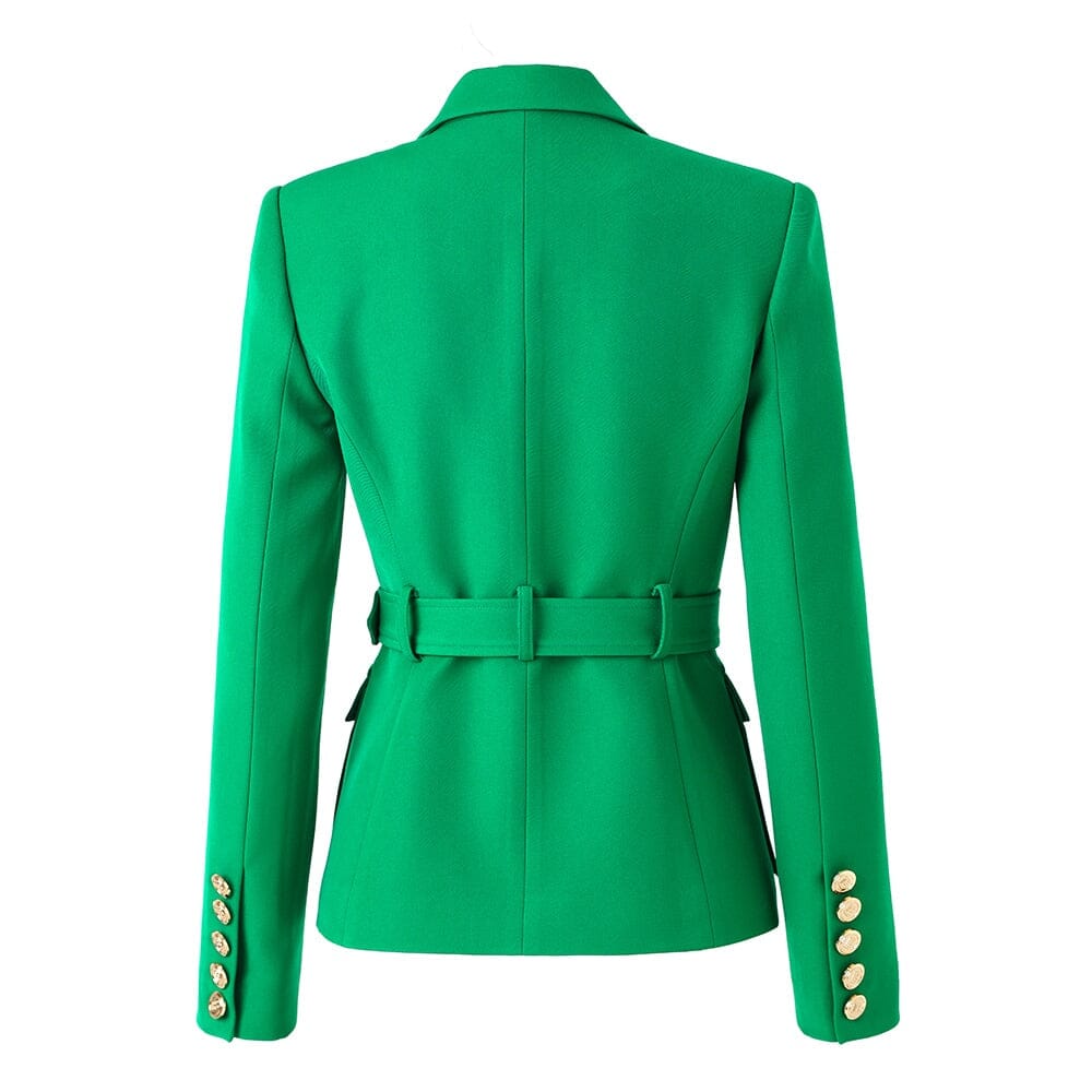 The Bey Long Sleeve Belted Blazer - Multiple Colors - 0 - DINIBLO 