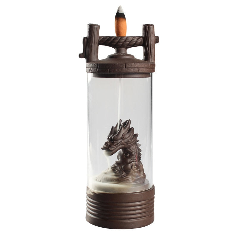 Zen Dragon Backflow Incense Burner - Incense Holders - DINIBLO 