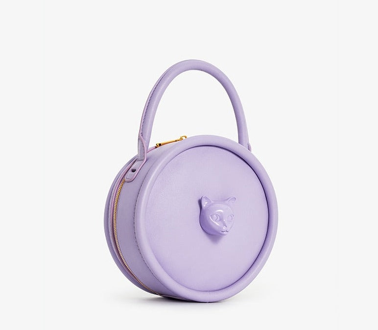 Small Size Women's Round Shoulder Bag - Handbags - DINIBLO 