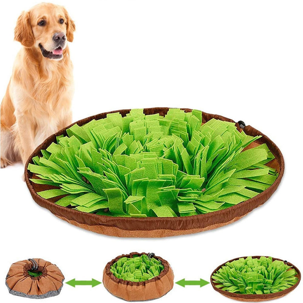 Pet Dog Snuffle Mat Sniffing Feeding Mat - Pet Bowls, Feeders & Waterers - DINIBLO 