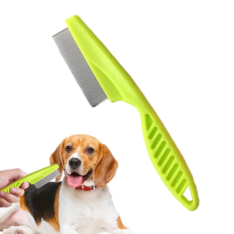 Pet Flea Comb For Cats Hair Brush Tick Stain Removal - Pet Combs & Brushes - DINIBLO 