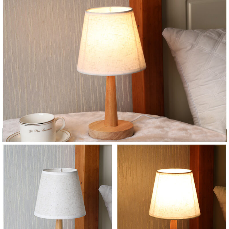 Simple Raw Wood Table Lamp - Table Lamp - DINIBLO 