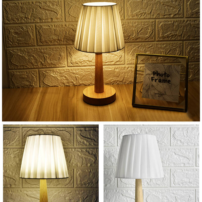 Simple Raw Wood Table Lamp - Table Lamp - DINIBLO 