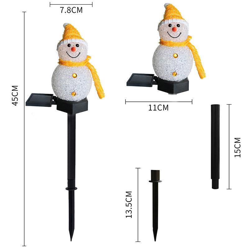 Solar Snowman Outdoor Decorative Light - Outdoor Decorative Light - DINIBLO 