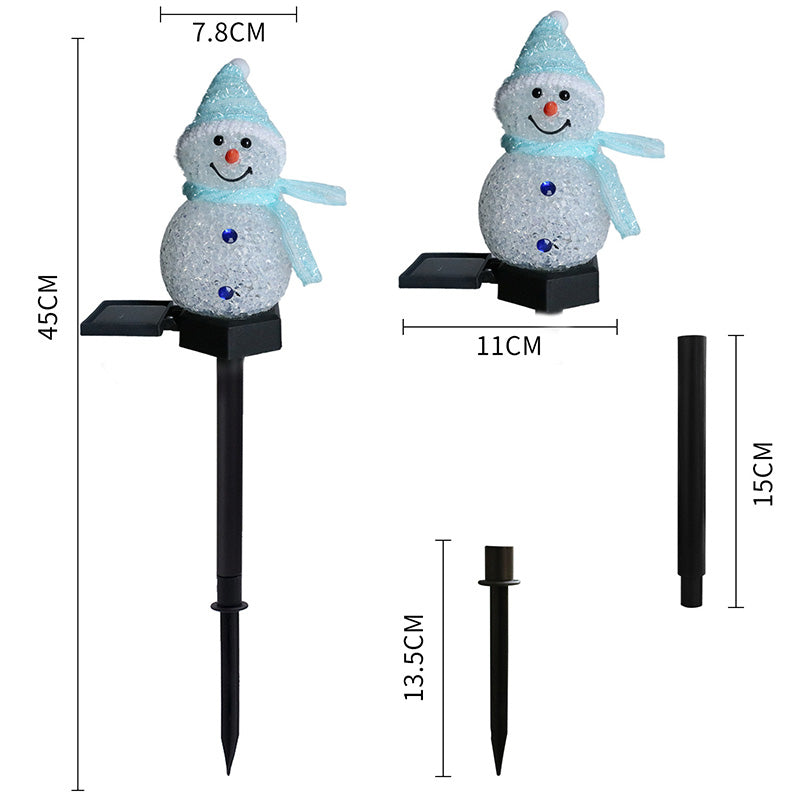 Solar Snowman Outdoor Decorative Light - Outdoor Decorative Light - DINIBLO 