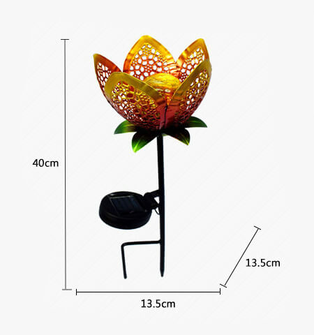 Solar Iron Flower Outdoor Decorative Light - Outdoor Decorative Light - DINIBLO 