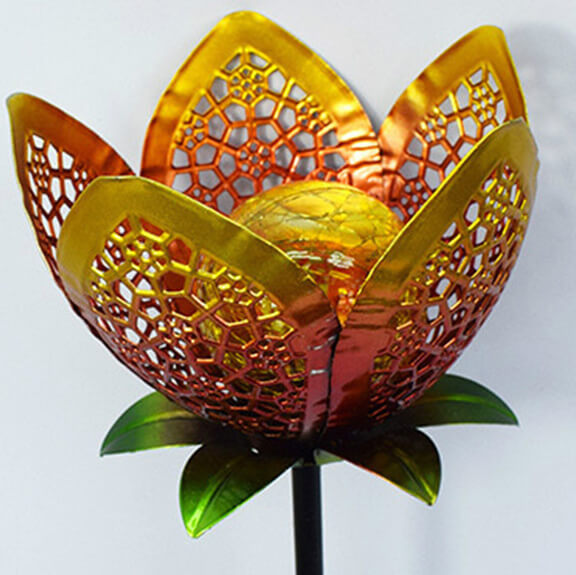 Solar Iron Flower Outdoor Decorative Light - Outdoor Decorative Light - DINIBLO 