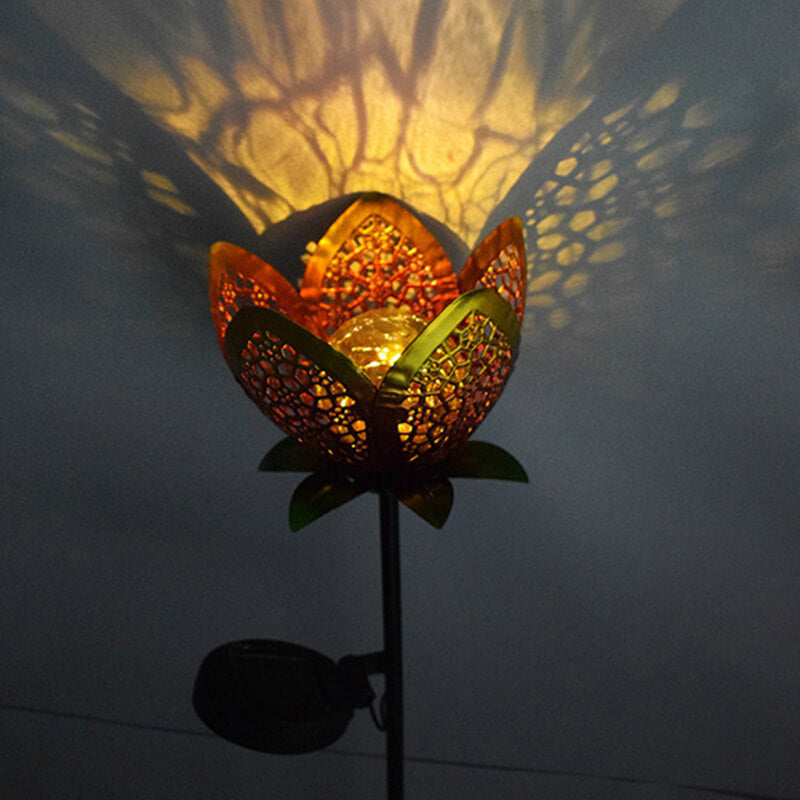 Solar Iron Flower Outdoor Decorative Light - Outdoor Decorative Light - DINIBLO 