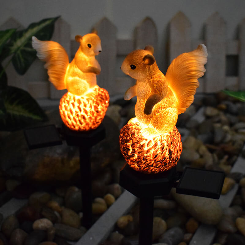 Solar Squirrel Outdoor Decorative Light - Outdoor Decorative Light - DINIBLO 