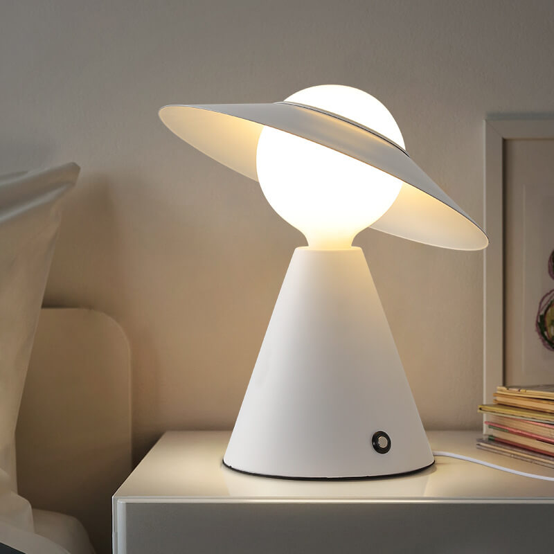 Straw Hat Table Lamp - LAMP - DINIBLO 