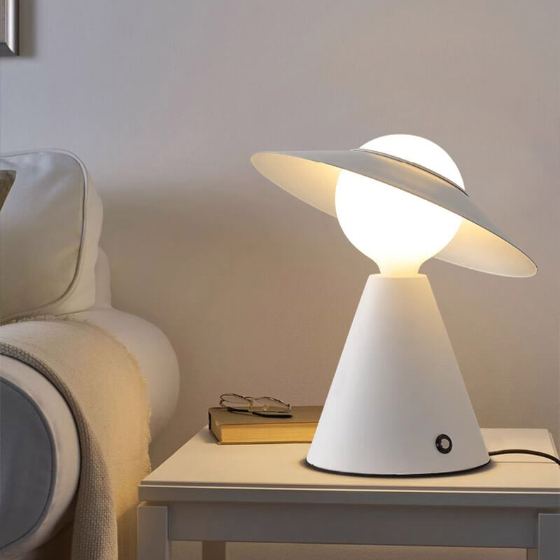 Straw Hat Table Lamp - LAMP - DINIBLO 