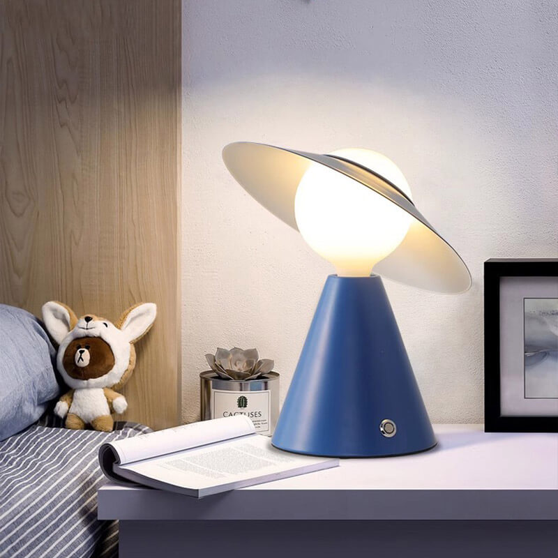 Straw Hat Table Lamp - LAMP - DINIBLO 