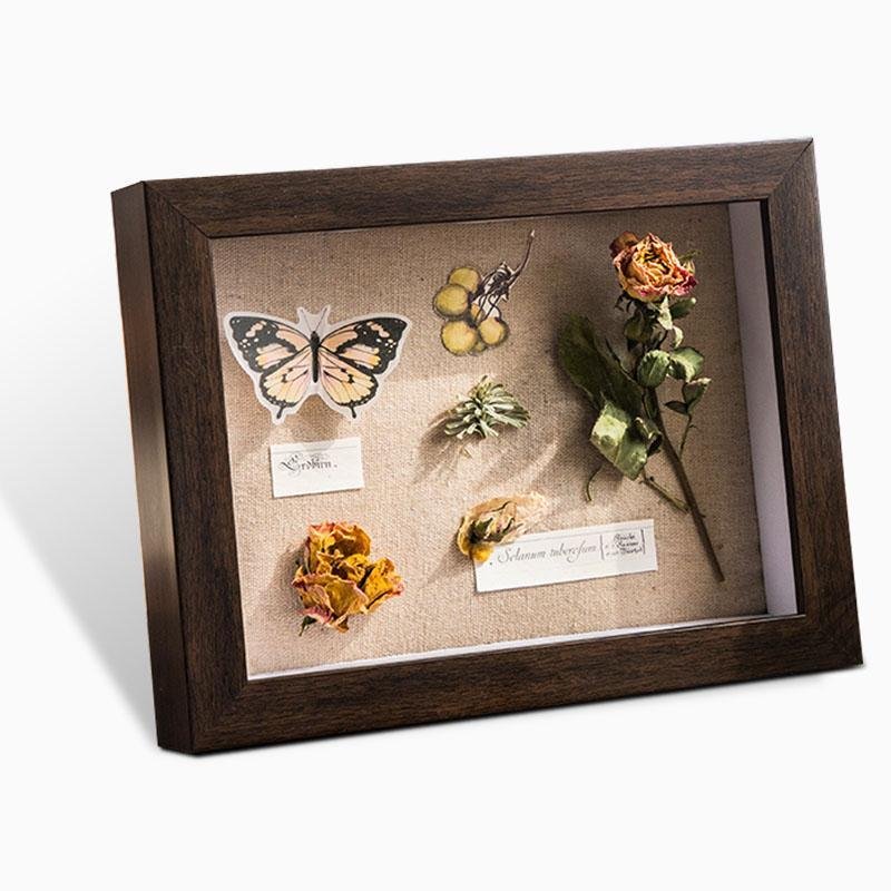 4'' x 6'' Rectangular Wood Picture Frames with Desktop Wall Hanging Decoration - Home Decor > Home Accessories > Picture Frames - DINIBLO 