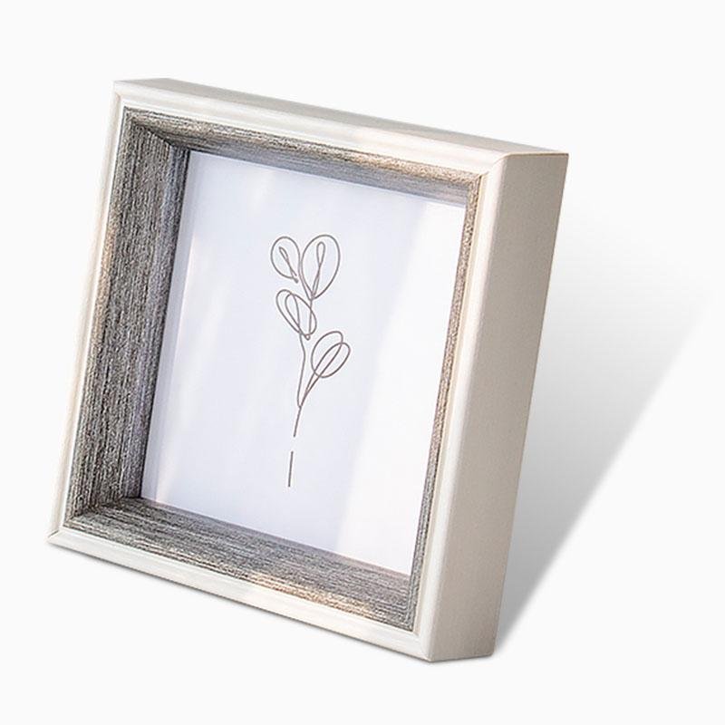 6'' Square Resin Picture Frames with Desktop Wall Hanging Decoration - Home Decor > Home Accessories > Picture Frames - DINIBLO 