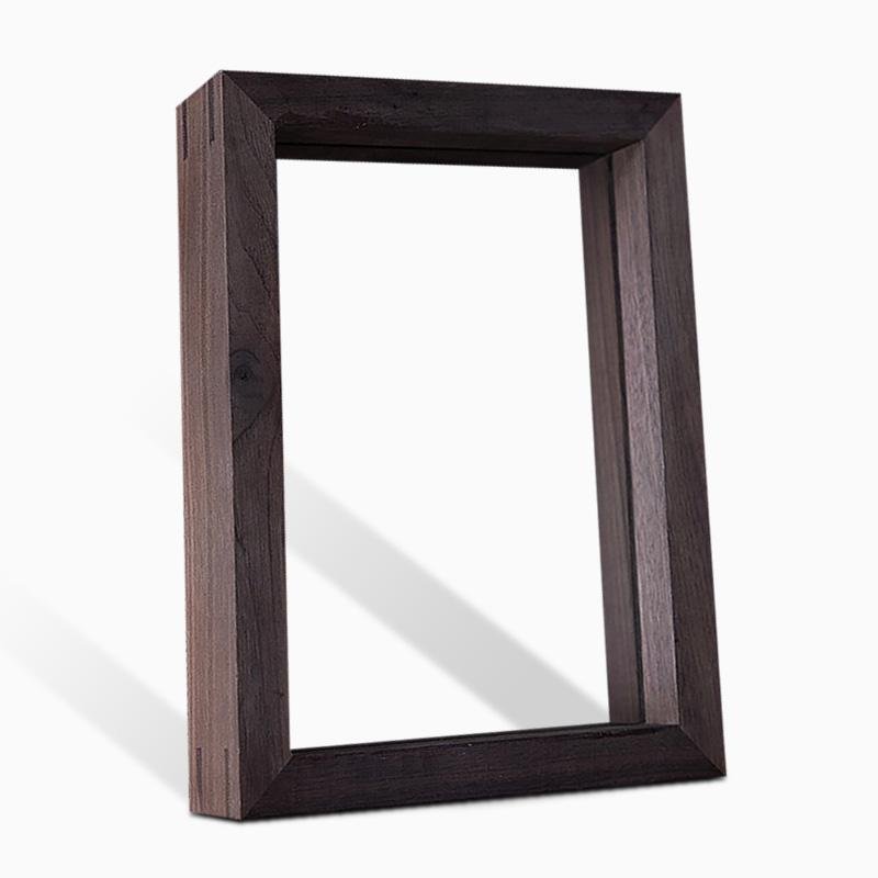 4'' x 6'' Rectangular Nut Brown Picture Frames with Desktop Wall Hanging Decoration - Home Decor > Home Accessories > Picture Frames - DINIBLO 