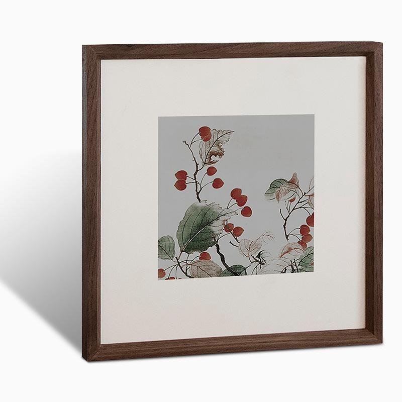 12'' Nut Brown Square Wood Picture Frames - Home Decor > Home Accessories > Picture Frames - DINIBLO 