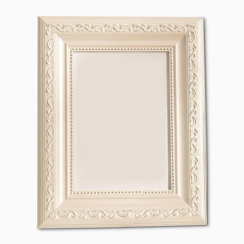 4''L x 6'' W Rectangular White Rose Gold Wood Picture Frames with Desktop Wall Hanging Decoration - Home Decor > Home Accessories > Picture Frames - DINIBLO 