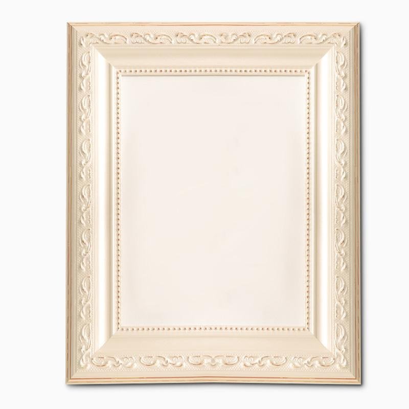 4''L x 6'' W Rectangular White Rose Gold Wood Picture Frames with Desktop Wall Hanging Decoration - Home Decor > Home Accessories > Picture Frames - DINIBLO 