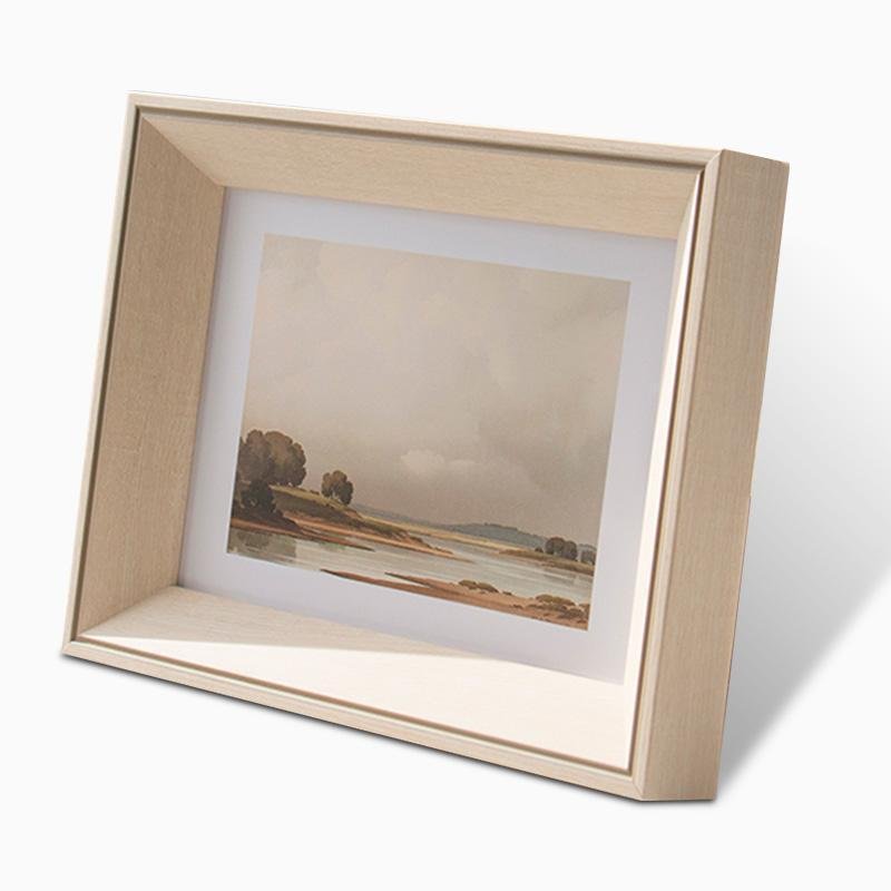 4'' x 6'' Rectangular Resin Yellow Blue Beige Frame Picture Frames - Home Decor > Home Accessories > Picture Frames - DINIBLO 