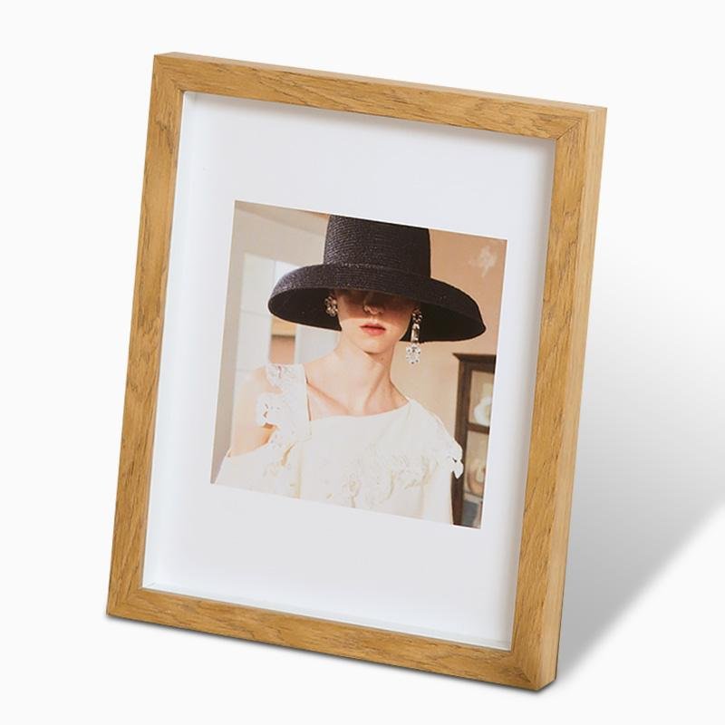 6'' x 8'' Square Wooden White Burlywood Picture Frames - Home Decor > Home Accessories > Picture Frames - DINIBLO 