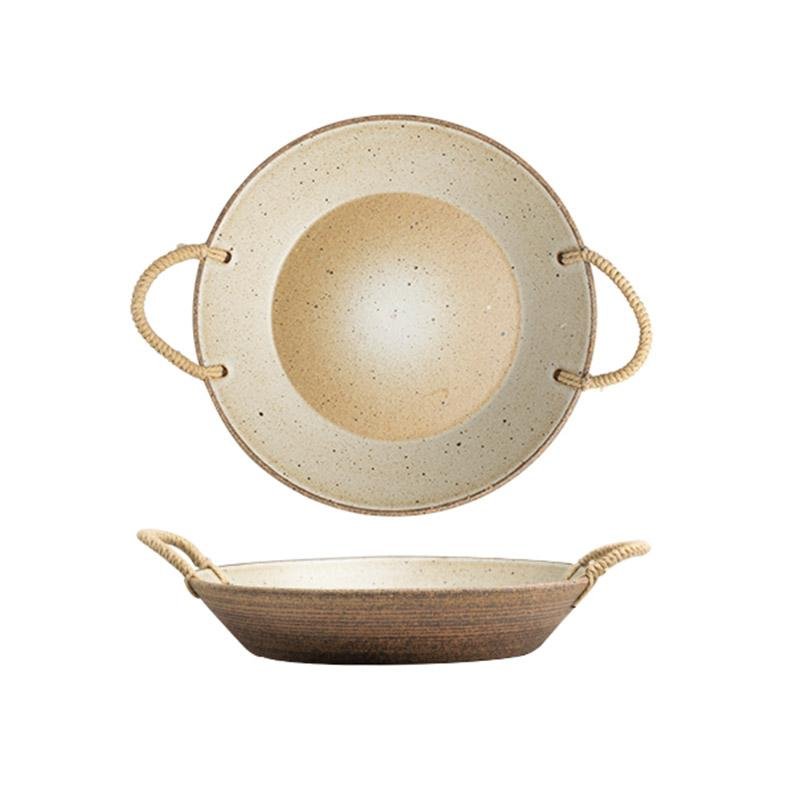 Stoneware Dining Bowls Salad Bowls Serving Bowls Soup Bowls Set - Home Decor > Storage Containers > Cups & Bowls & Spoons - DINIBLO 