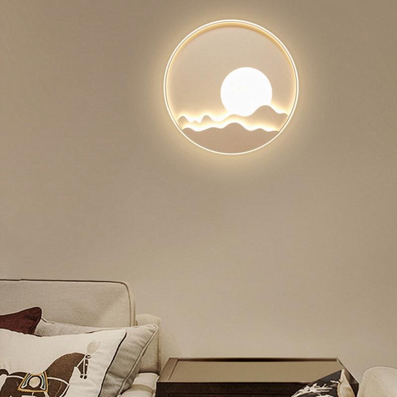 Modern LED Moon Patterned Wall Sconce - Lighting > Wall Lights > Wall sconces - DINIBLO 