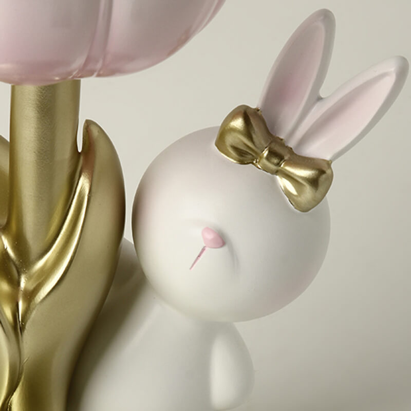 Tulip Rabbit Resin Table Lamp - LAMP - DINIBLO 