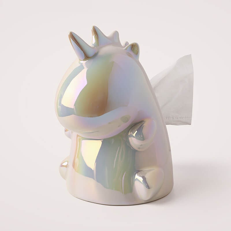 Unicorn Ceramic Tissue Storage Box - Storage - DINIBLO 