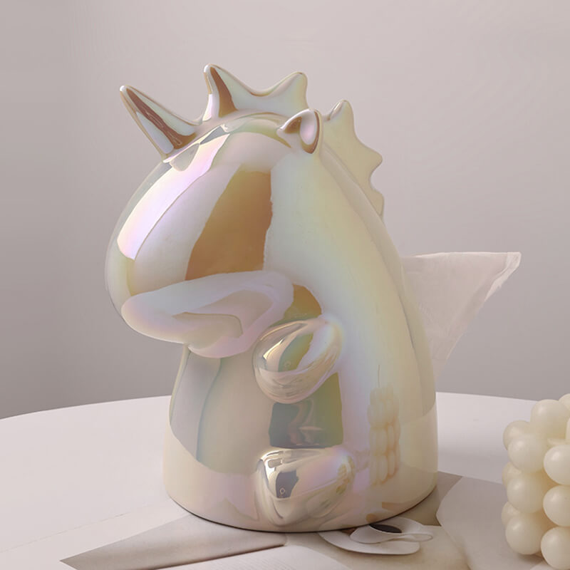 Unicorn Ceramic Tissue Storage Box - Storage - DINIBLO 