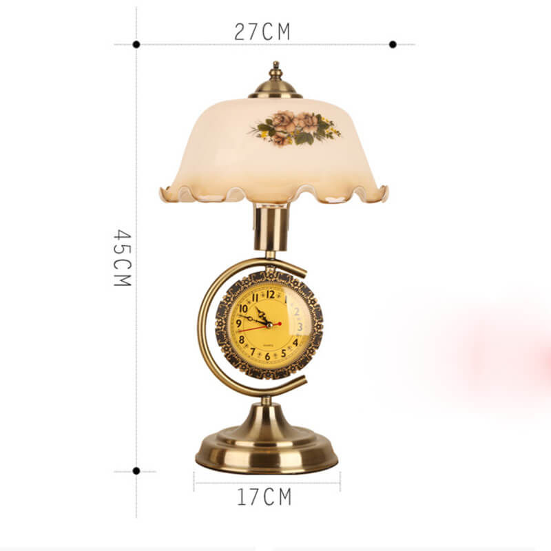 Vintage Clock Desk Lamp - LAMP - DINIBLO 