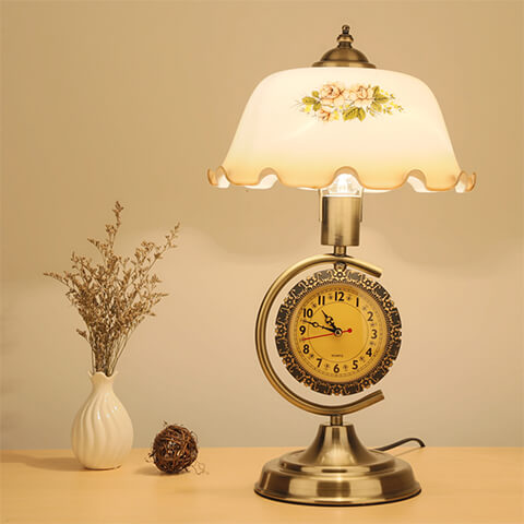 Vintage Clock Desk Lamp - LAMP - DINIBLO 