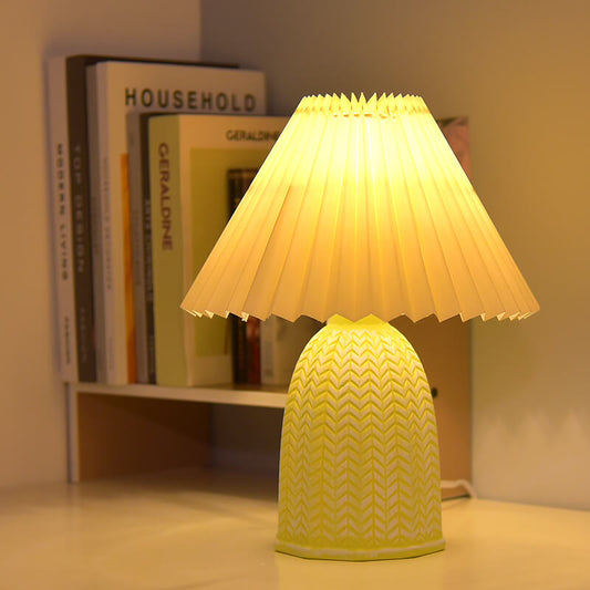 Vintage Pleated Fan Table Lamp - Table Lamp - DINIBLO 