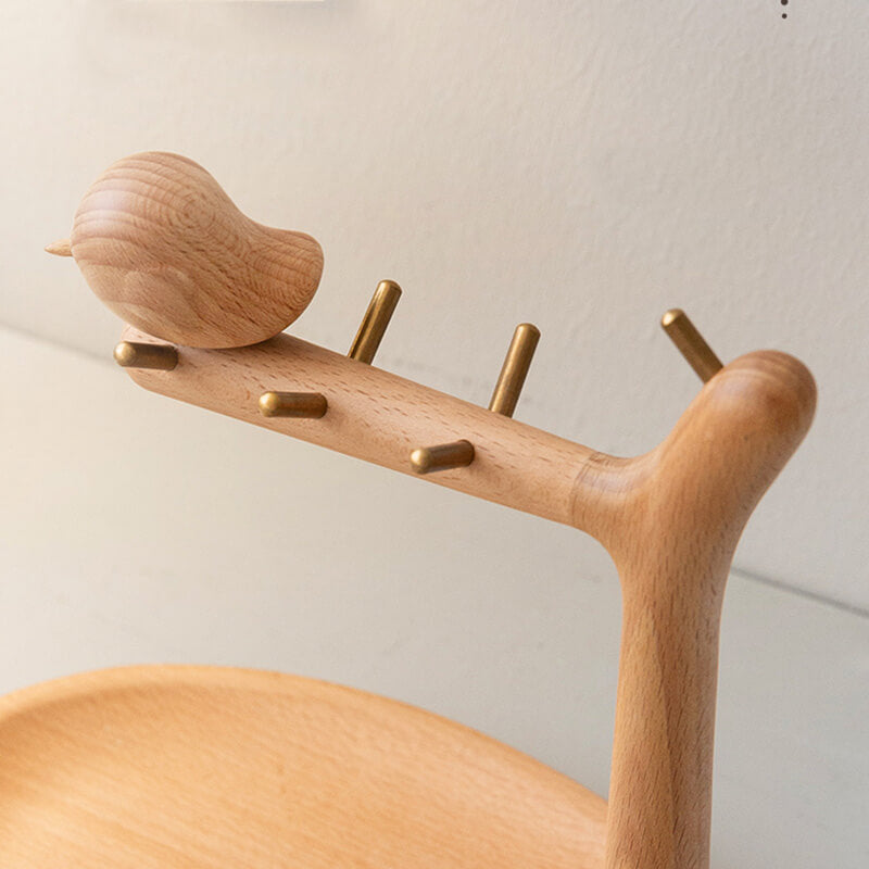 Wooden Bird Desktop Storage Rack - Storage - DINIBLO 