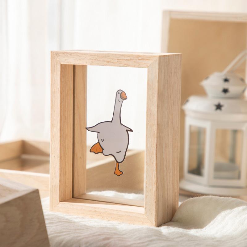 4'' x 6'' Rectangular Wooden Picture Frames with Desktop Wall Hanging Decoration - Home Decor > Home Accessories > Picture Frames - DINIBLO 