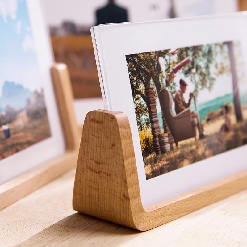 4''x 6'' Rectangular Wood Base Picture Frames - Home Decor > Home Accessories > Picture Frames - DINIBLO 