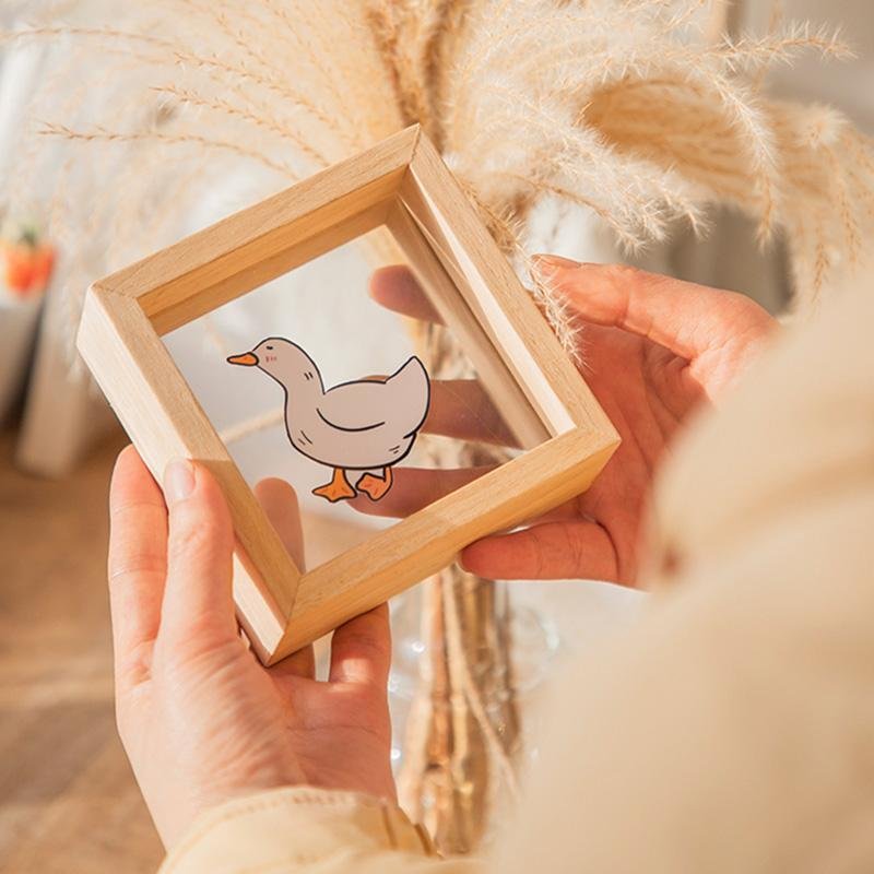 4'' x 6'' Square Burlywood Brown Picture Frames - Home Decor > Home Accessories > Picture Frames - DINIBLO 