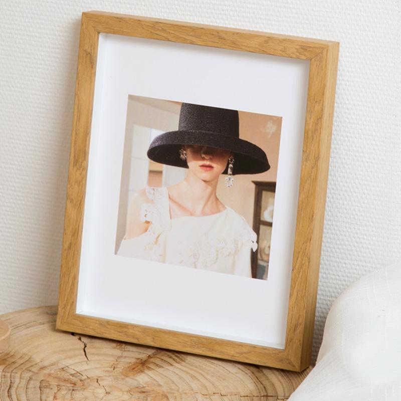 6'' x 8'' Square Wooden White Burlywood Picture Frames - Home Decor > Home Accessories > Picture Frames - DINIBLO 