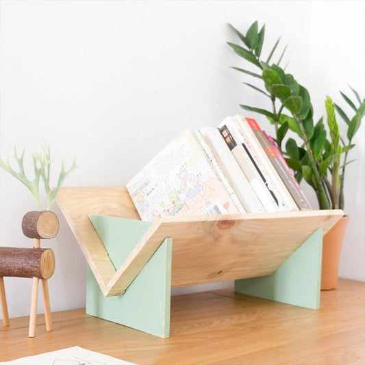 Pinewood Table Book Stand for Table Desk Organization - Home Decor > Home Accessories > Decorative Objects - DINIBLO 