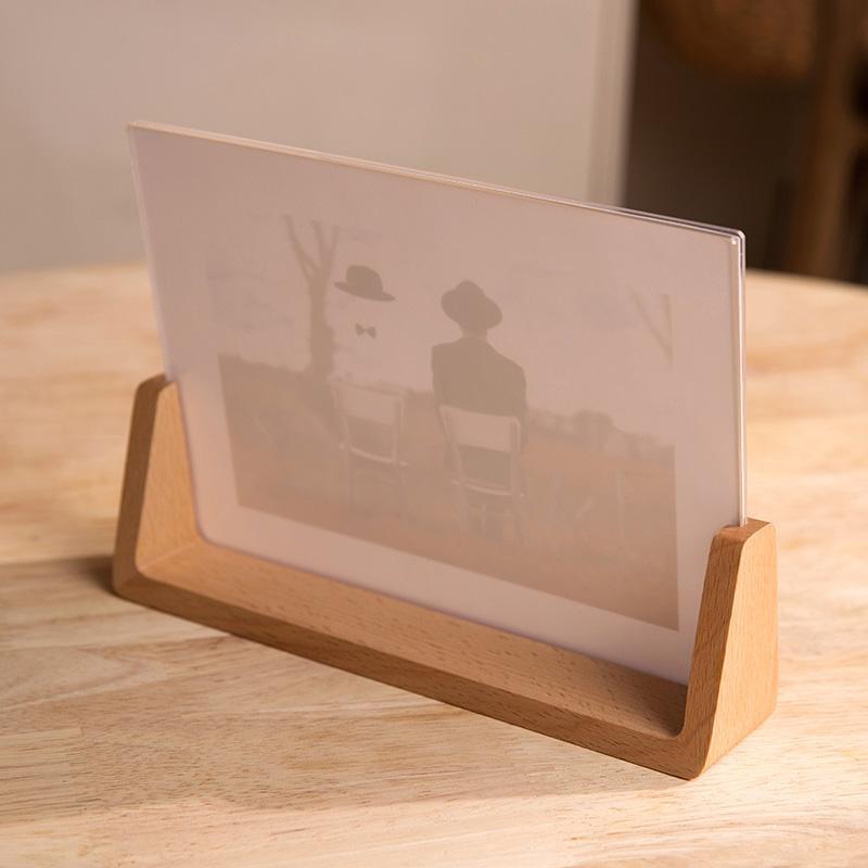 4''x 6'' Rectangular Wood Base Picture Frames - Home Decor > Home Accessories > Picture Frames - DINIBLO 