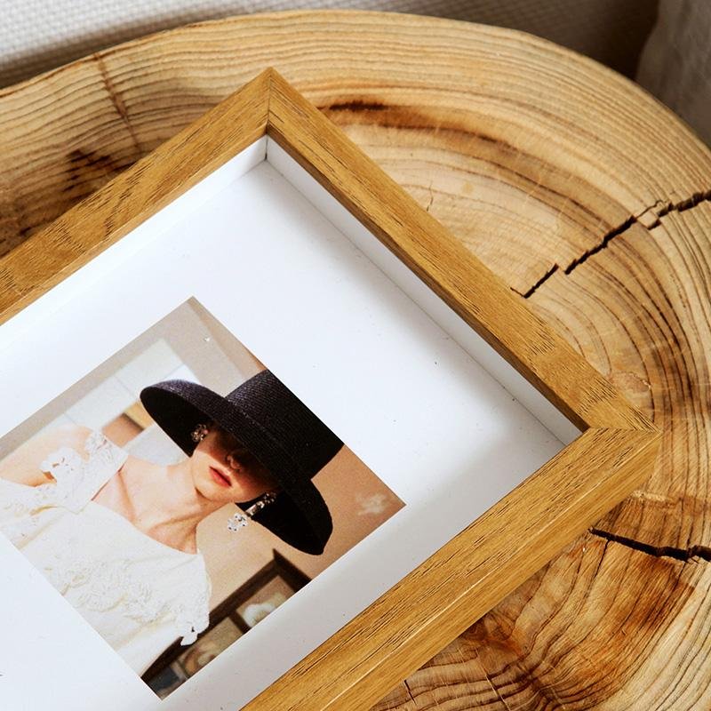 6'' x 8'' Square Wooden White Burlywood Picture Frames - Home Decor > Home Accessories > Picture Frames - DINIBLO 