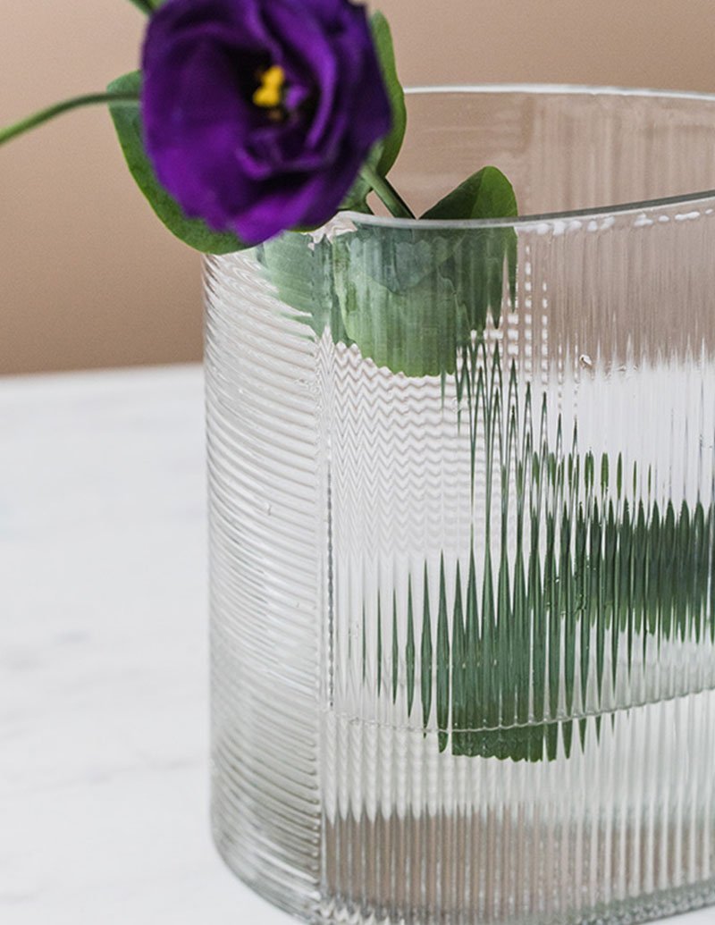 4-Piece Modern Nordic Style Cylinder Glass Vases Decorative Rose Flower Vases - Home Decor > Home Accessories > Vases - DINIBLO 