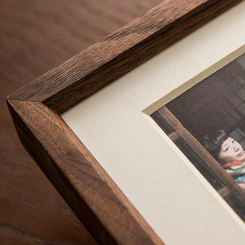 4''x 6'' Rectangular Wood Nut Brown Picture Frames - Home Decor > Home Accessories > Picture Frames - DINIBLO 