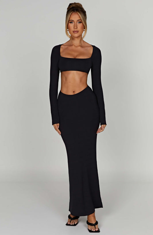 Amari Maxi Dress - Black - Dress - DINIBLO 