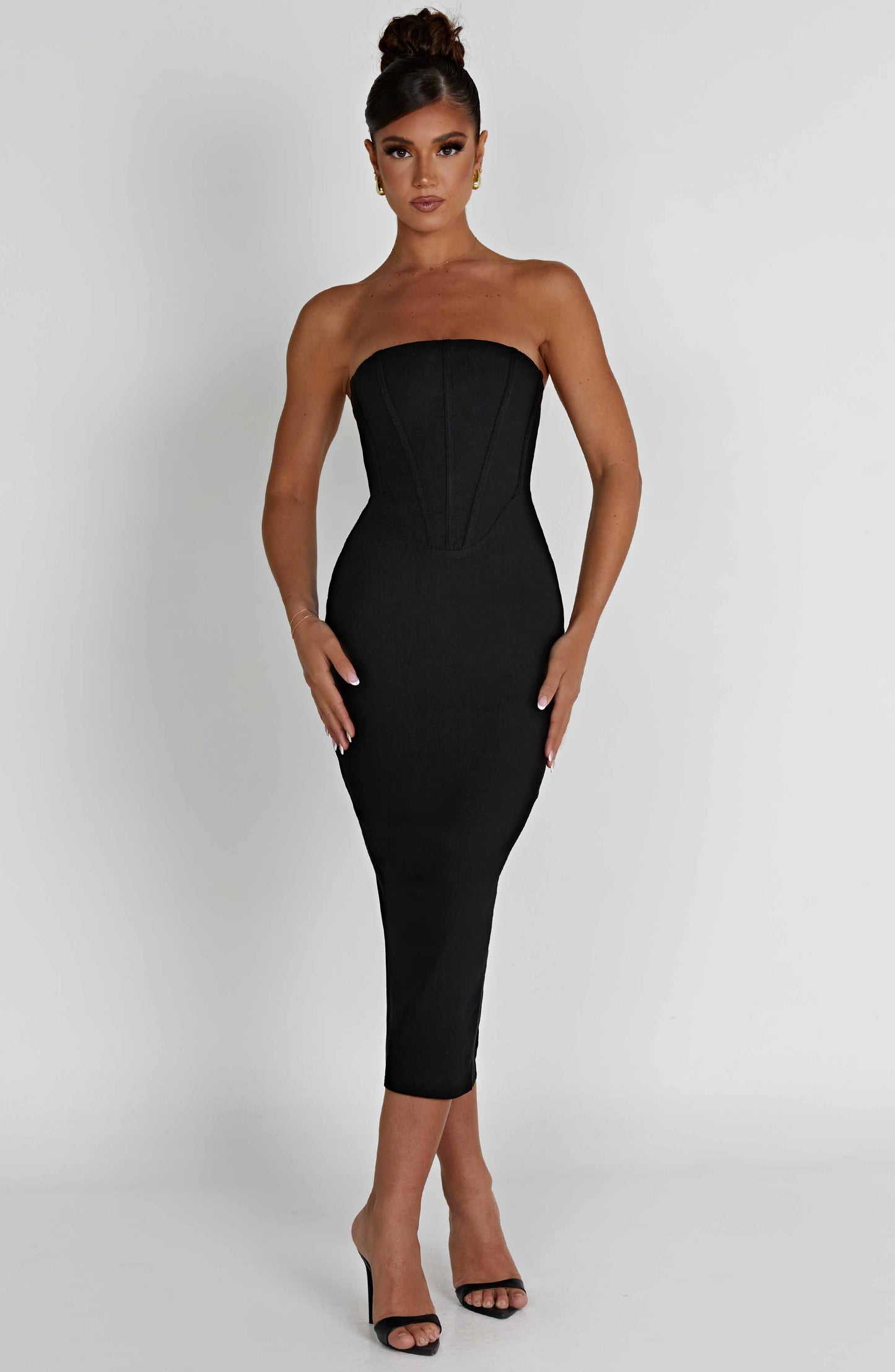 Amore Midi Dress - Black - Dress - DINIBLO 