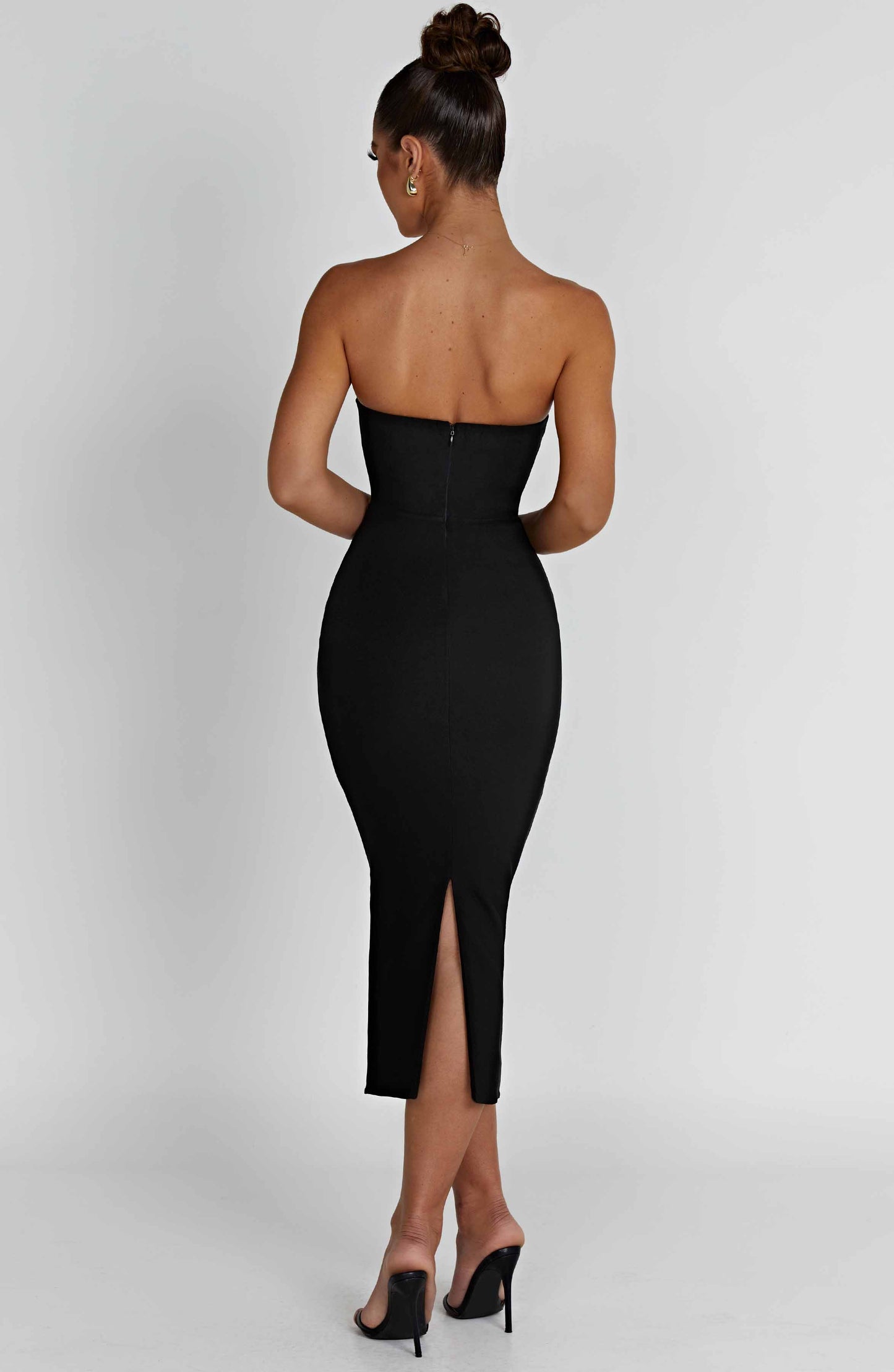 Amore Midi Dress - Black - Dress - DINIBLO 