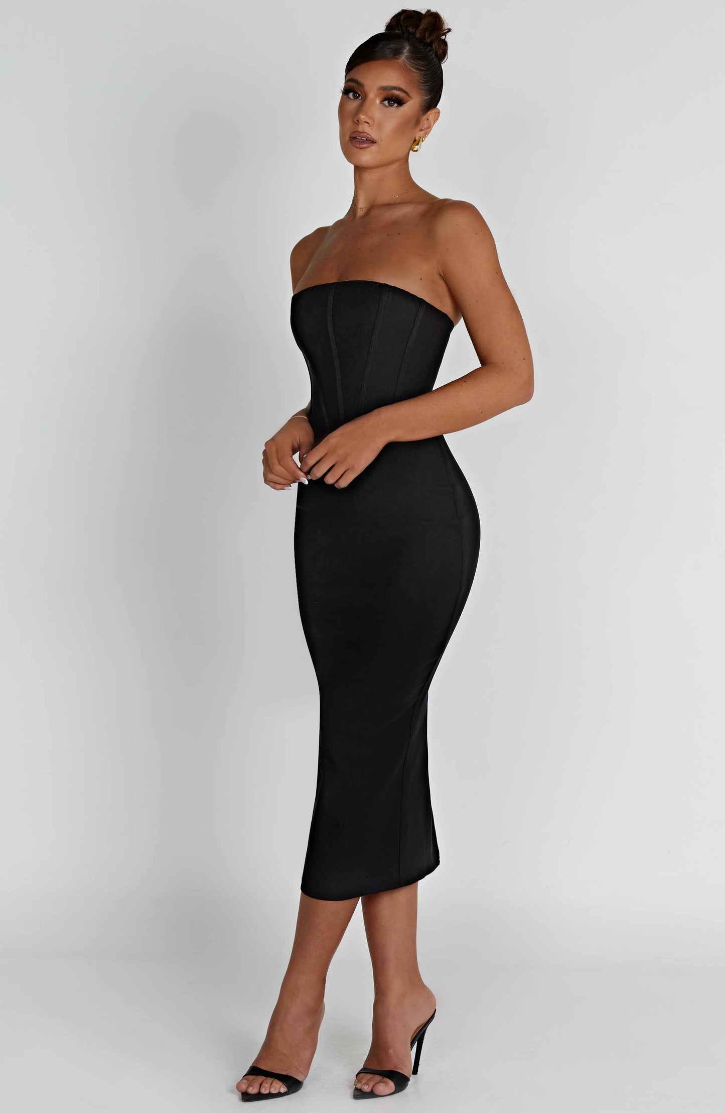 Amore Midi Dress - Black - Dress - DINIBLO 