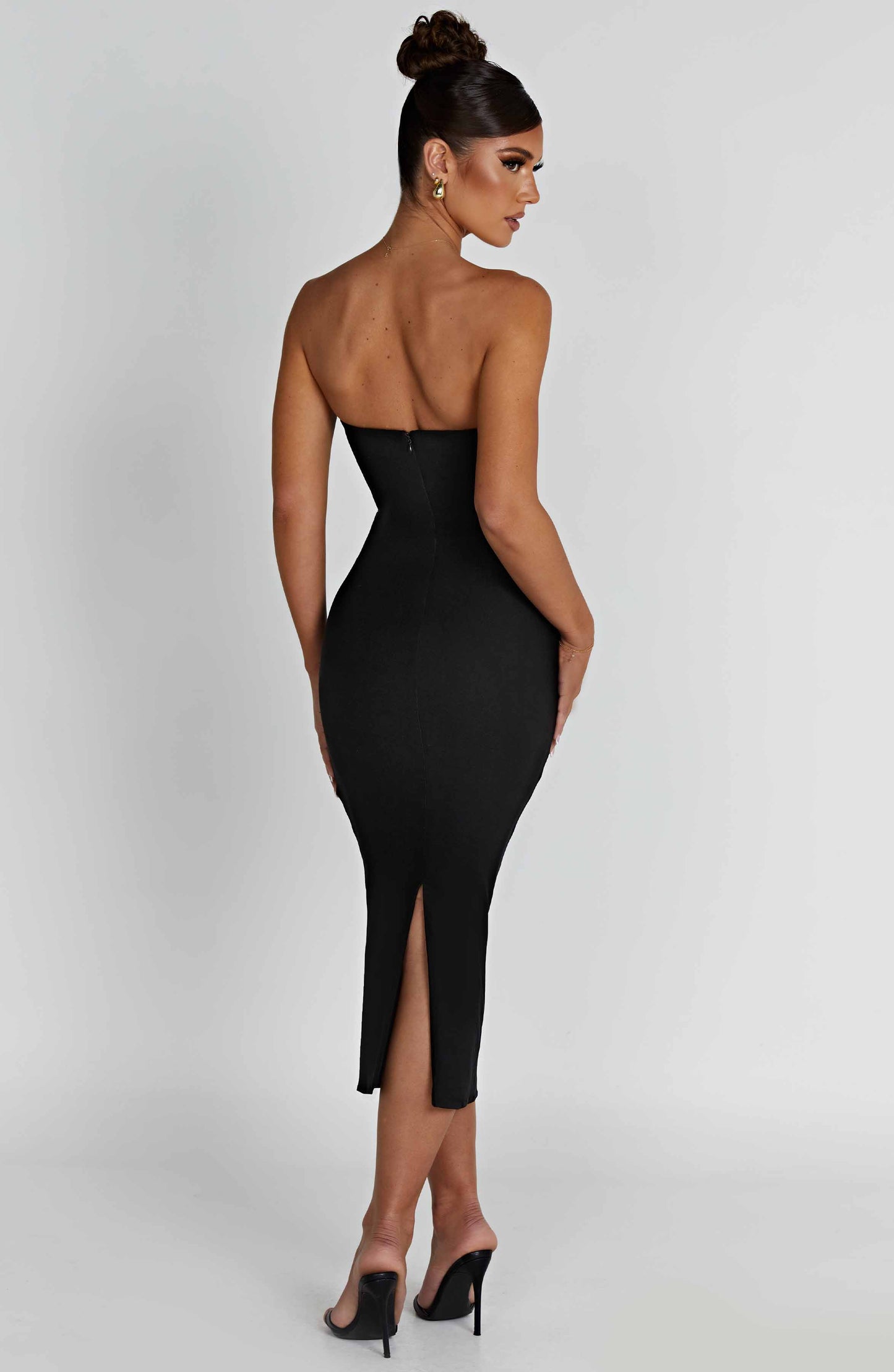 Amore Midi Dress - Black - Dress - DINIBLO 