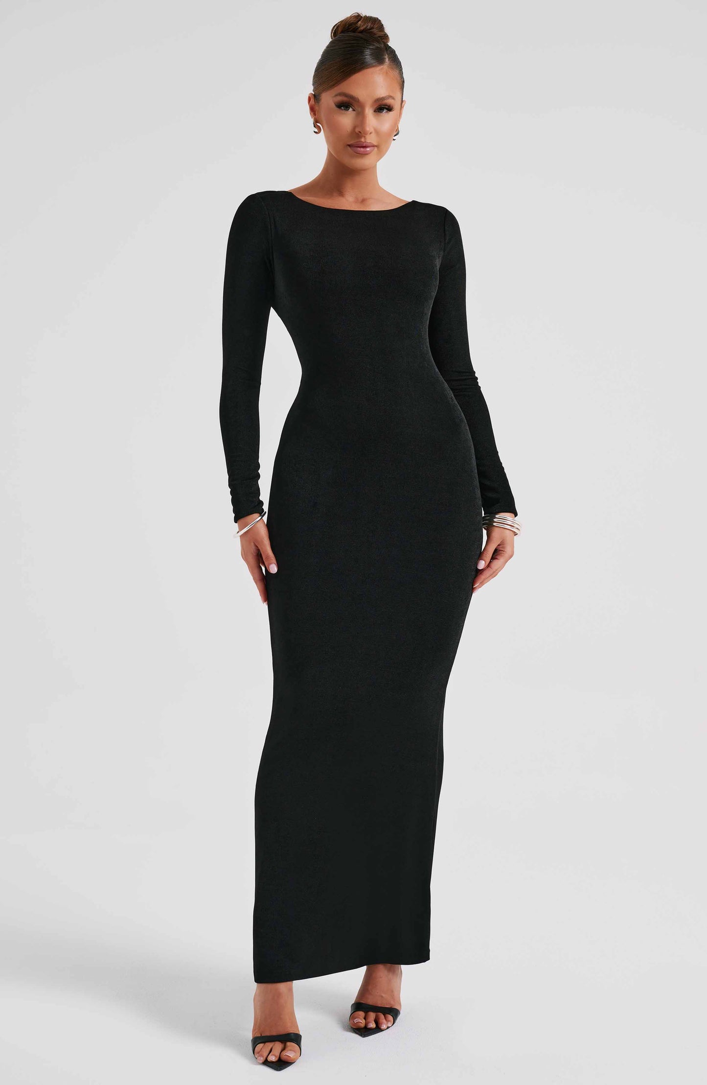 Anastassia Maxi Dress - Black - Dress - DINIBLO 