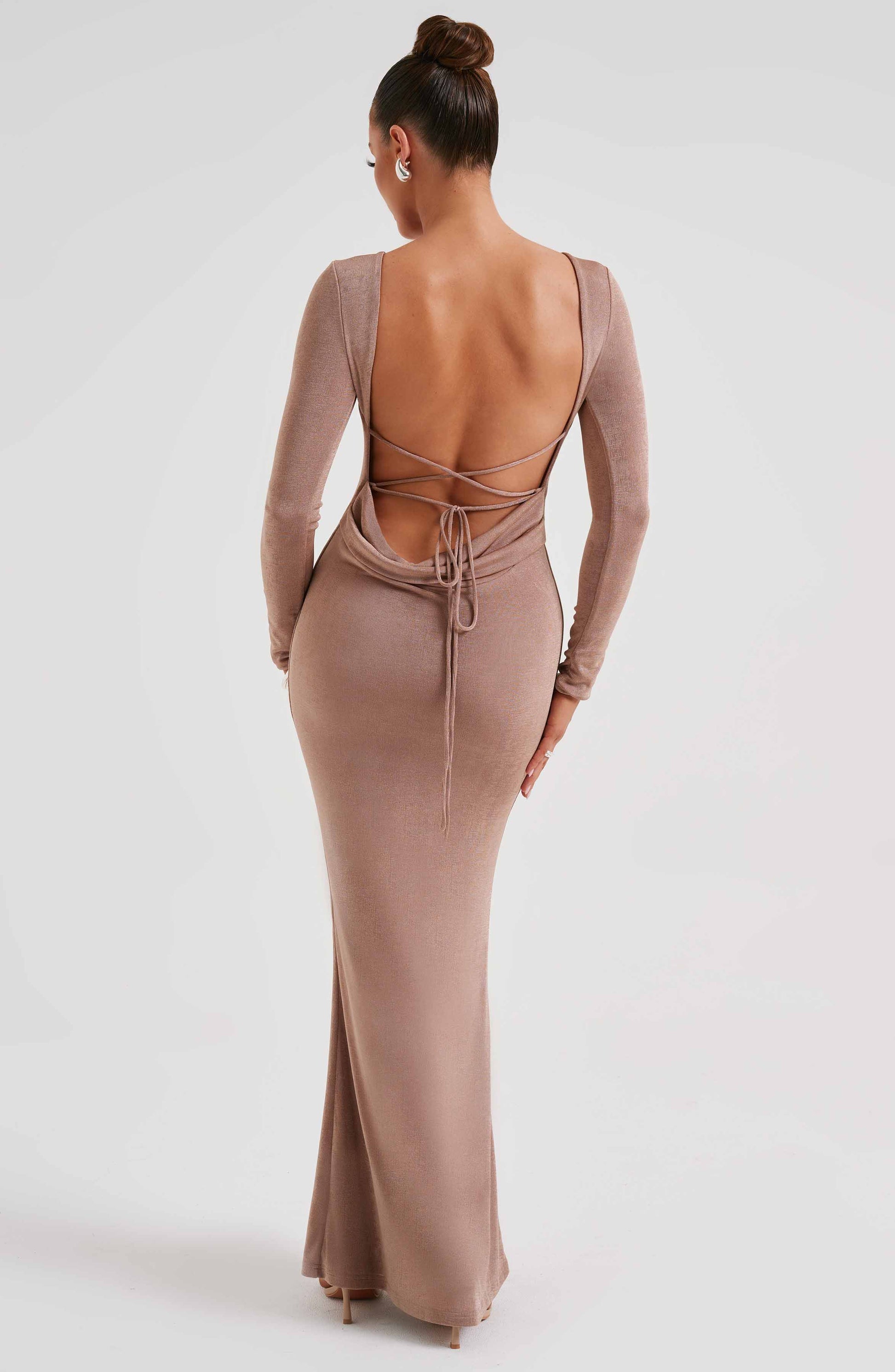 Anastassia Maxi Dress - Chocolate - Dress - DINIBLO 